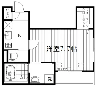 メゾン海【1階】の間取り