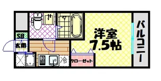 レジデンス・ナンワ【12階】の間取り