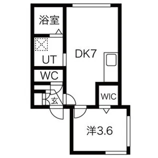 FORTUNA琴似【3階】の間取り