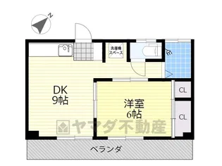 上の山ハイツ【2階】の間取り