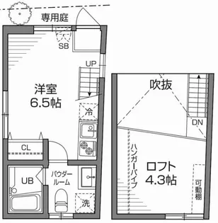さくらはうす【1階】の間取り