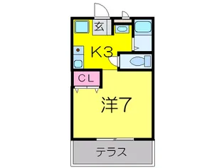 サクラハイツ【1階】の間取り