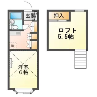 パティオ・ヴィラ【2階】の間取り