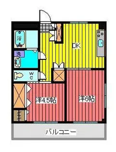 ケティローズマンション【2階】の間取り
