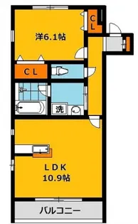 Mグラード【3階】の間取り