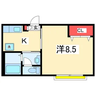 ポルトベーロ【1階】の間取り