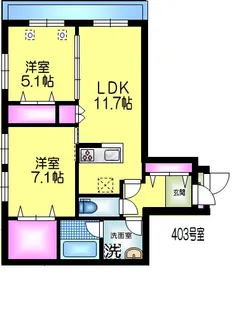 Grand Lumiere【4階】の間取り