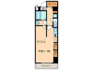 クリサスレジデンス枇杷島【8階】の間取り