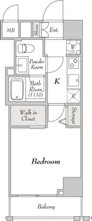 ミリアレジデンス駒込 100【7階】の間取り