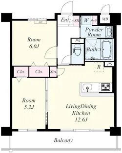VERITA COURT (ヴェリタコート)【3階】の間取り