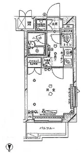 ルーブル南品川【8階】の間取り