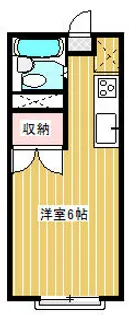 エステートピア巻島II【1階】の間取り