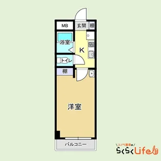 メゾン川崎【3階】の間取り