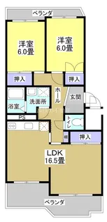 CLASSII【3階】の間取り