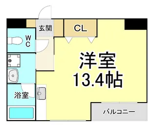ベルベデール大門【1階】の間取り