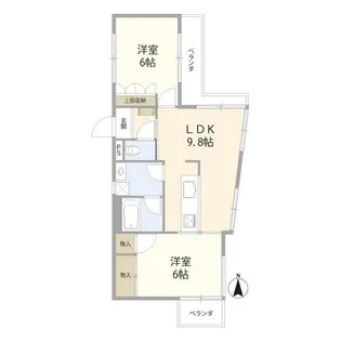ハイメゾン橋本5(020702)【2階】の間取り