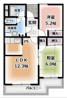 サンライズ千代田【1階】の間取り