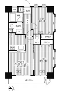 プラン・デスポワール【6階】の間取り