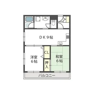 ロイヤル石橋【3階】の間取り