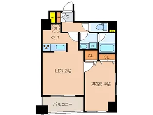 ラクラス日本橋久松町の間取り