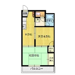 サンライズ恵【3階】の間取り