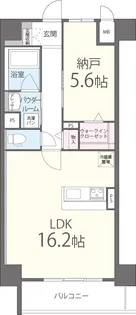 ハーツ天満橋【7階】の間取り