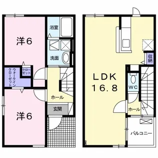 ウェルカム【1階】の間取り
