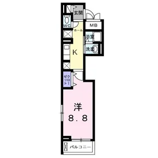 サピー日英III【3階】の間取り