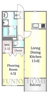 メゾンクリスティーネ【2階】の間取り