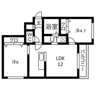 STRADALE(ストラダーレ)【5階】の間取り