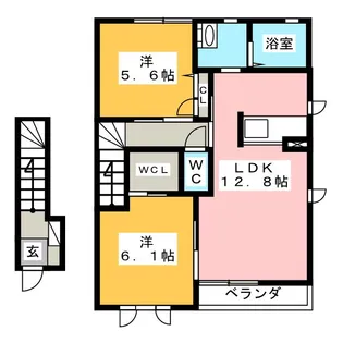 Sunflower【2階】の間取り