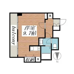 モカネスト久が原【4階】の間取り