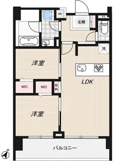 RIDGE豊洲【10階】の間取り
