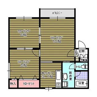 S.MIYOI HILLS.A-I【2階】の間取り