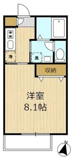 メゾンセンター北【1階】の間取り