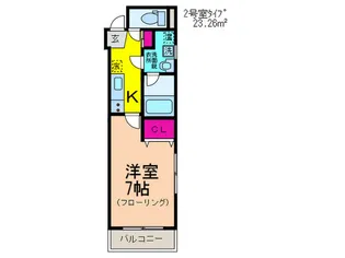 GKレジデンス桜塚【2階】の間取り