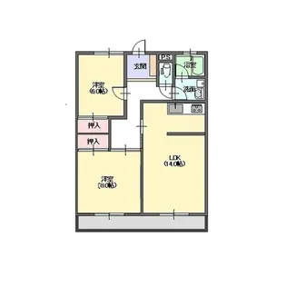 クレールカズ【4階】の間取り