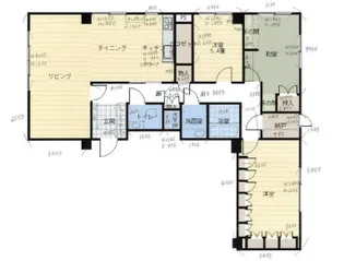 ヒルズ砂土原【5階】の間取り