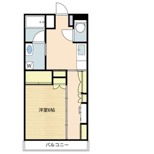 若葉フルーツマンション【4階】の間取り