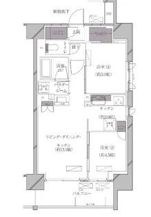 A-standard芝浦【8階】の間取り