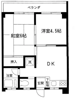 パークサイド三ッ沢【2階】の間取り