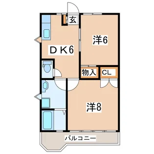 クインマエダ【2階】の間取り