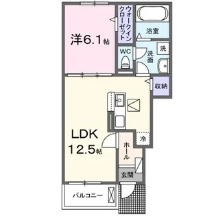 エスタシオンコート【1階】の間取り