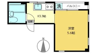 大和屋第二ビル【3階】の間取り
