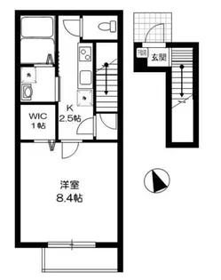 カルフール【2階】の間取り