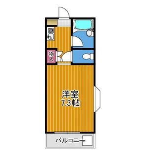 ロアール尾崎【1階】の間取り