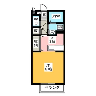 パル川口【1階】の間取り