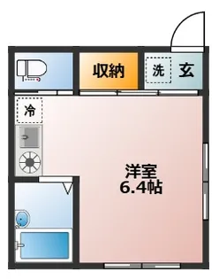 常盤荘【1階】の間取り
