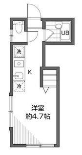 シルバーコート代田橋【1階】の間取り