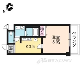 ティ・ア・モール【5階】の間取り